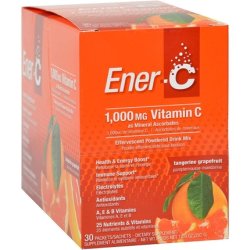 Ener-C Tangerine Grapefruit Electrolyte Multivitamin Drink Mix 1000mg Vitamin C - 30 Count