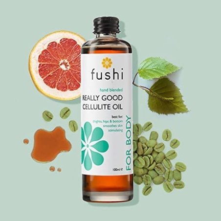 Fushi Really Good Oil for Thighs Hips and Bottom Lumpy and Uneven Skin Reduces Appearance of Cellulite Boosts