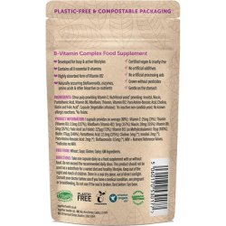 Together Health B-Vitamin Complex with Whole Food Nutrients and Vitamin C 60 Vegecaps - Pack of 2