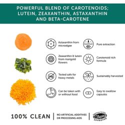 Together Health Eye Vitamin Complex with Strong Carotenoids for Vision: Astaxanthin Zeaxanthin & Lutein - Vitamin A -