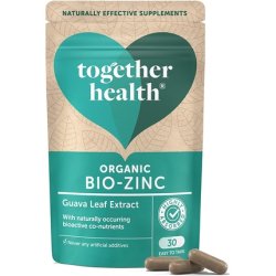 Organic Zinc Supplement from Guava Leaves 30 Vegecaps - Made in the UK
