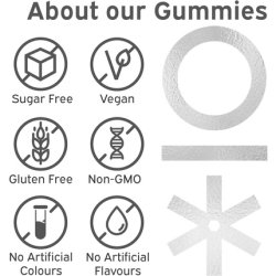 Nutriburst TrueRadiance Collagen Support Gummies with Biotin, Hyaluronic Acid, Vitamin A, and Vitamin C 60 Gummies 1