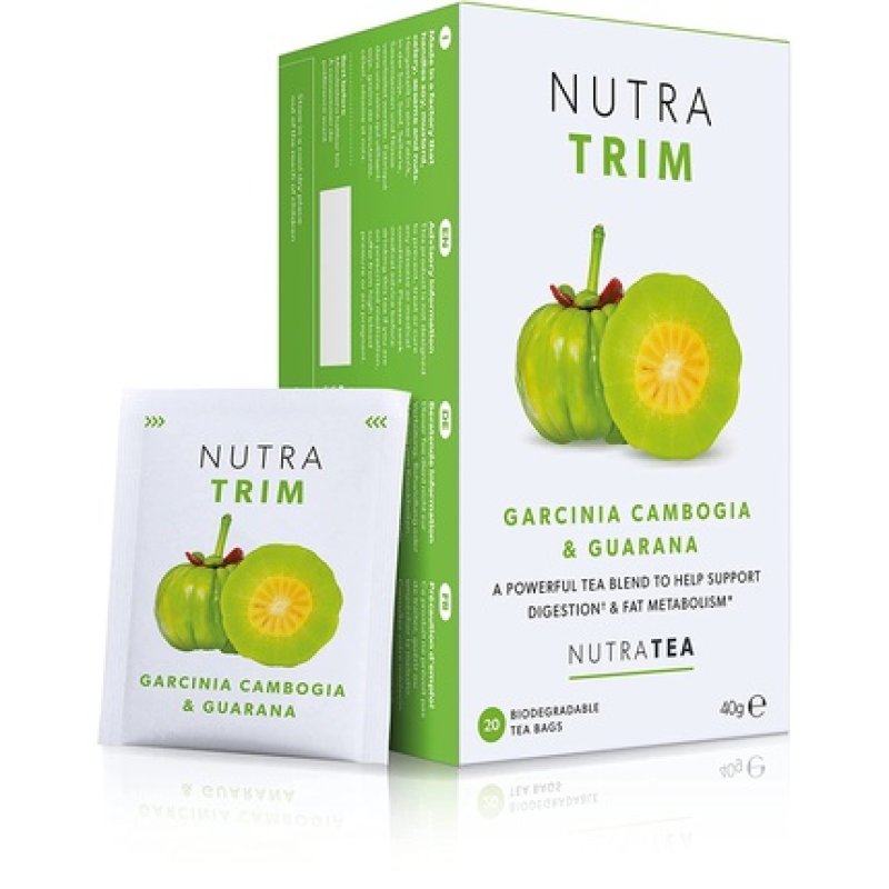 NutraTrim Natural Weight Loss Green Tea with Fennel, Nettle, Ginger, Guarana & More 20 Tea Bags