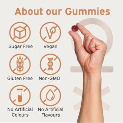 Nutriburst Men's Multivitamin Immune System and Mental Performance 60 Berry Gummies