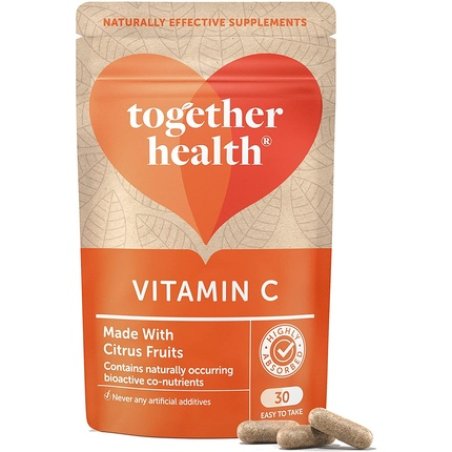 Together Health Vitamin C with Organic Citrus Fruits 30 Vegecaps
