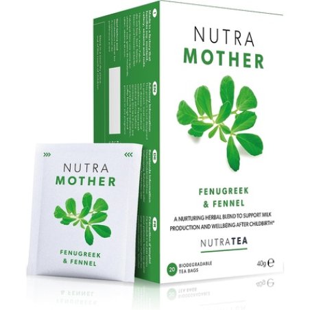 NUTRAMOTHER Breastfeeding Tea Lactation Tea Nursing Tea New Mum Essentials 20 Enveloped Tea Bags