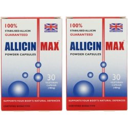 Allicin Max 30 Veg Caps Pack Of 2 - 60 Caps