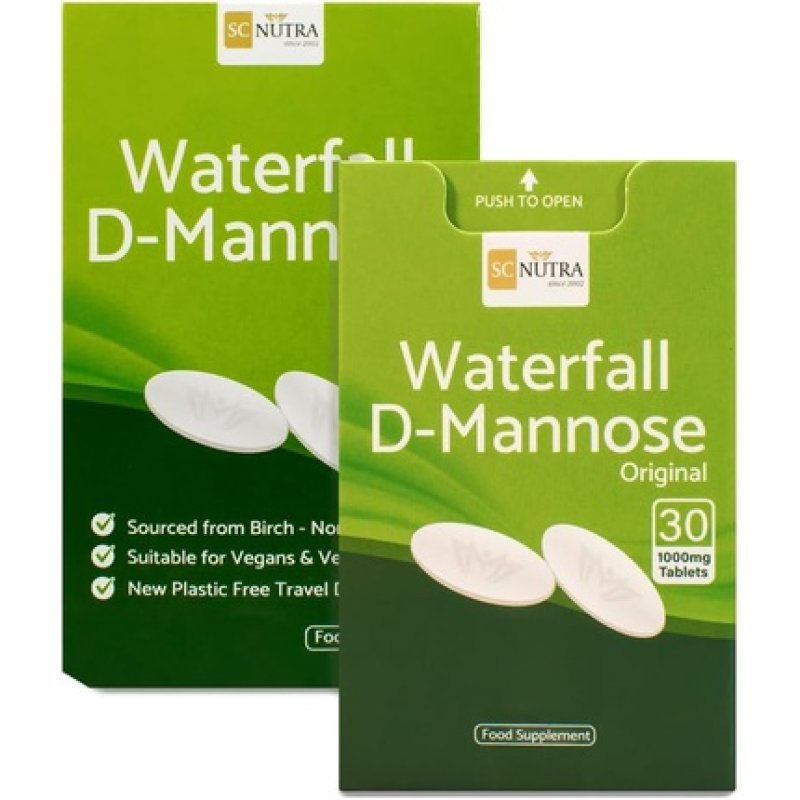 Sc Nutra Waterfall D-Mannose Tablets 30 x 1000mg