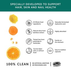 Together Health Daily Skin Hair and Nail Complex with 10 Vitamins and Minerals 60 Vegan VegeCaps