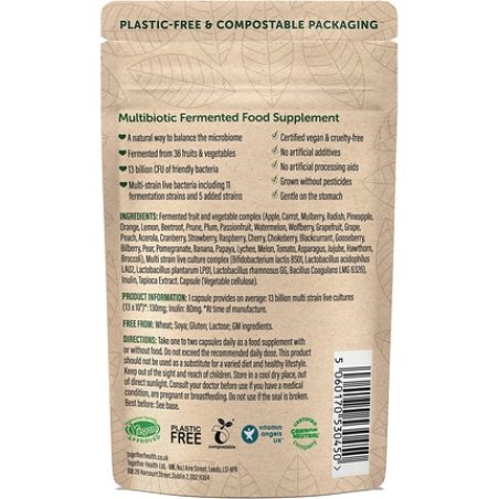 Together Health Culture Complex Multistrain Capsule with 45 Organic Foods - 30 Vegan VegeCaps