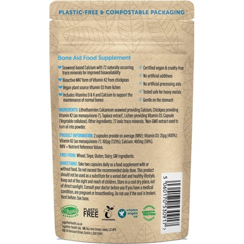 Together Health Bone Complex Vegan Multimineral Supplement 60 VegeCaps