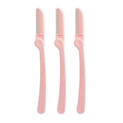 Magnitone London Browz That Eyebrow Shaping & Dermaplane Razor Pink 3pk Eyebrow Shaping And Dermaplaning Razors In Pink
