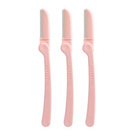 Magnitone London Browz That Eyebrow Shaping & Dermaplane Razor Pink 3pk Eyebrow Shaping And Dermaplaning Razors In Pink