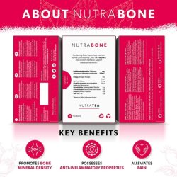 Nutrabone - Bone Health Tea - 20 Packaged Tea Bags - By Nutra Tea