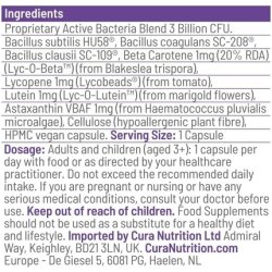 CURA NUTRITION Sporebiotics 30 Capsules