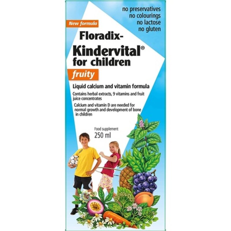 Salus Floradixf Kindervital Fruity For 1/4r Children 250ml