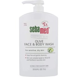 Sebamed Olive Face and Body Wash Pump Pot 1000ml