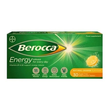 Berocca Effervescent Tablets Orange 30 Count