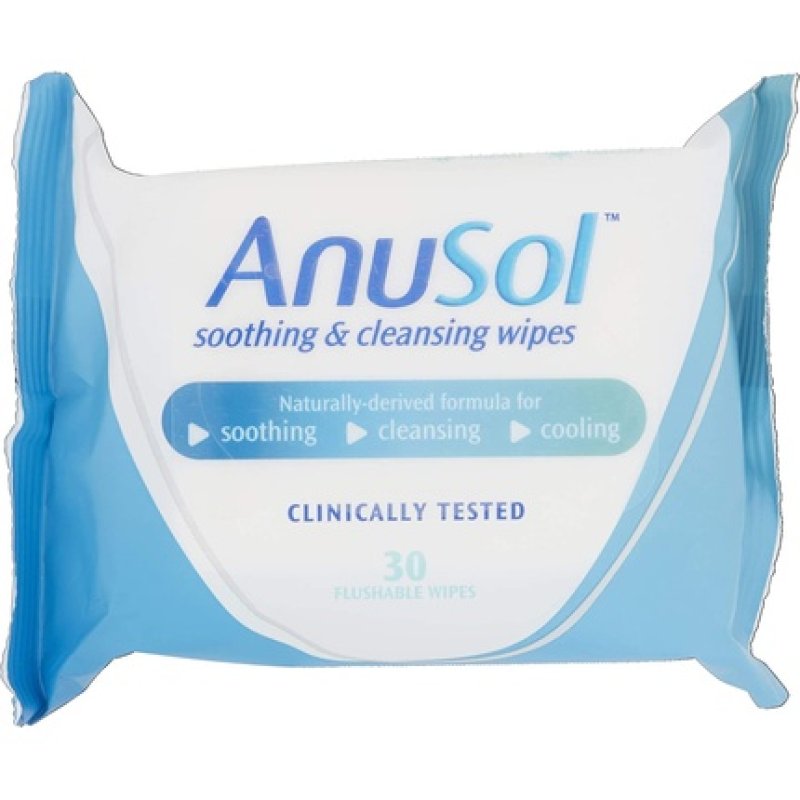 Anusol Soothing and Cleansing Wipes 30 Pack