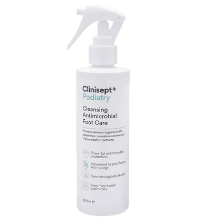 Clinisept Podiatry Cleansing Antimicrobial Foot Care Spray