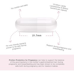 Proven Probiotic Lactobacillus & Bifidus for Pregnancy Lab4 Friendly Bacteria for Pregnant Woman