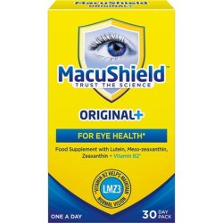 MacuShield Original Capsules Eye Health Supplement with Lutein, Zeaxanthin, and Meso-zeaxanthin 30 Capsules - Pack of