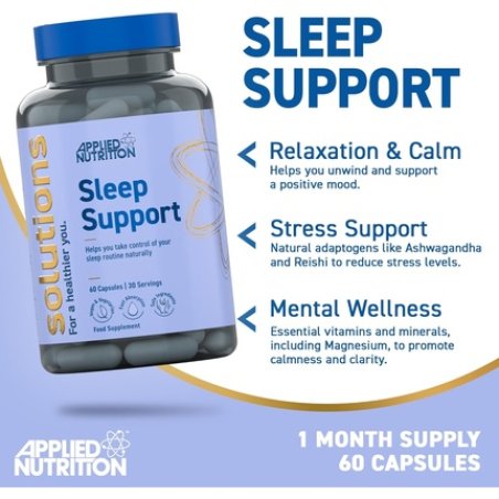 Applied Nutrition Solutions Sleep Support Vegan Capsules with Magnesium