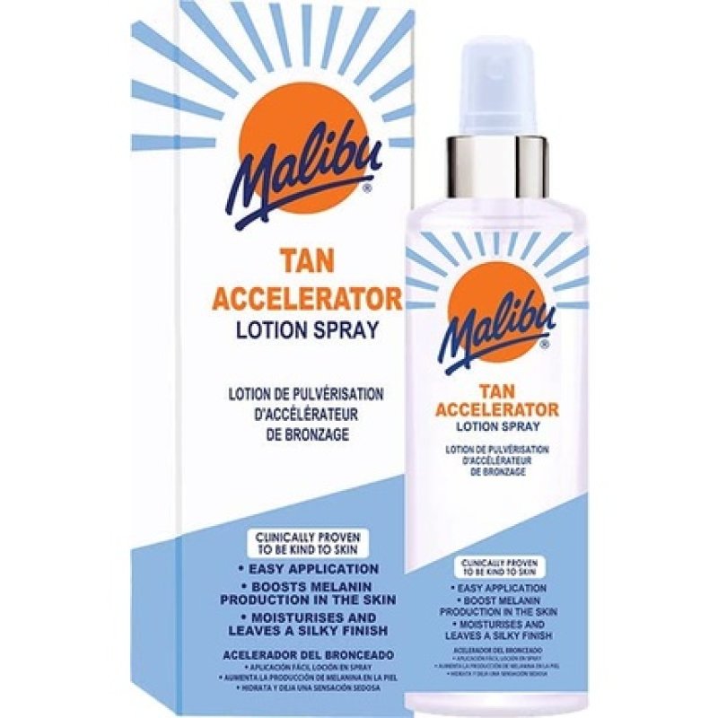 Malibu Sun Tan Accelerator Lotion Spray 250ml