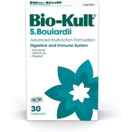 Bio-Kult S. Boulardii Saccharomyces Yeast with Vitamin D3 - Immune System Support