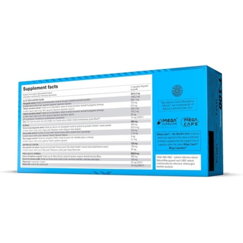 Olimp Sport Nutrition T-100 Hardcore Dietary Supplement 120 Capsules