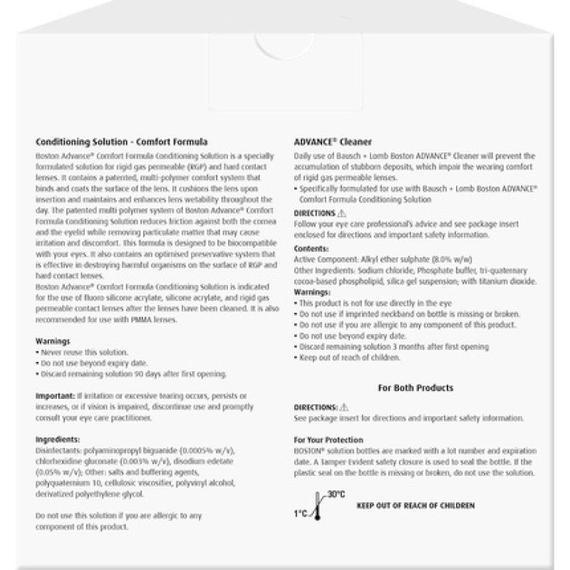 Boston Advance Cleaner Conditioning Solution 30ml