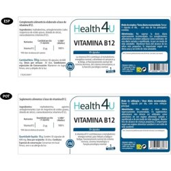 H4u Vitamin B12 Vegan Safe Gluten Free Lactose Free 30 Capsules