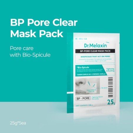 Bp Pore Clear Facial Mask for Pore Minimizing and Elasticity Improvement - Pack of 5