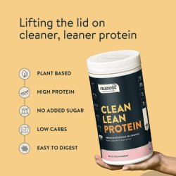 Nuzest Clean Lean Protein Wild Strawberry Vegan Protein Powder 1kg - 40 Servings