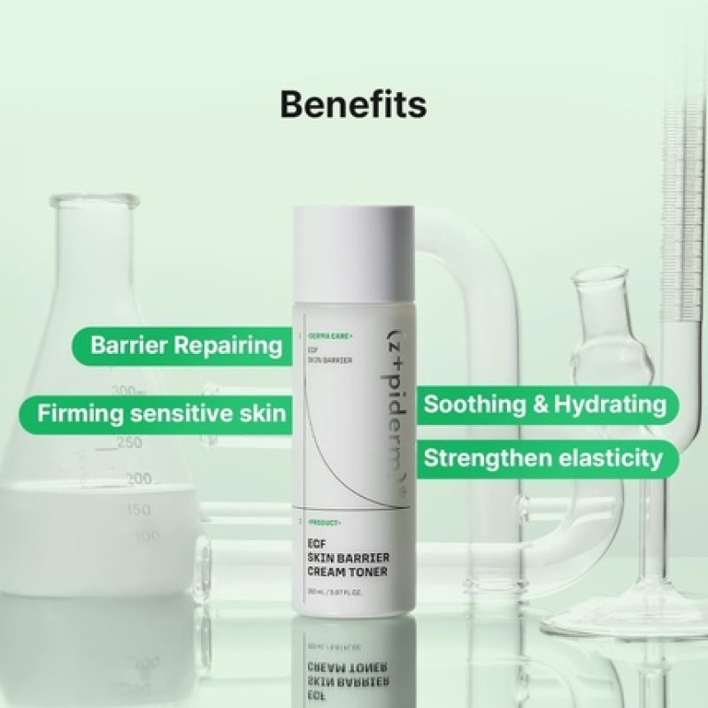 Zipiderm EGF Skin Barrier Cream Toner Korean Milky Hydrating Toner for Dry Skin