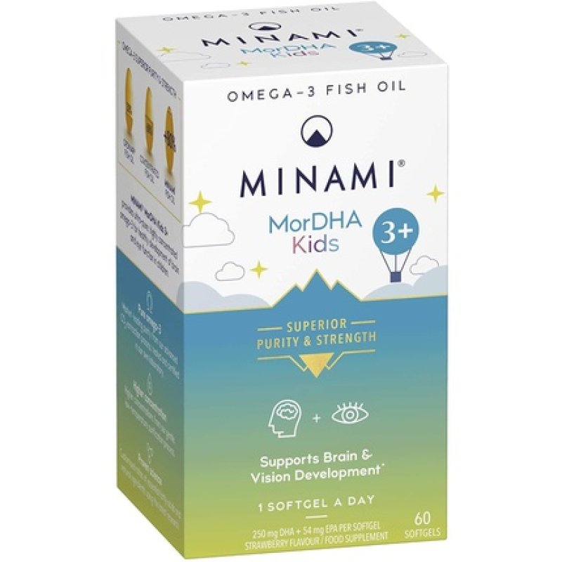 Minami Mordha Mini 3 Omega-3 Dha Softgels 60 Count