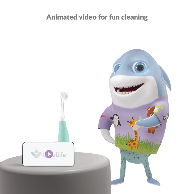 TrueLife SonicBrush Kid G Sonic Toothbrush for Kids 5-9 Years with Timer, Soft Bristles, LED Light, Compact Design and