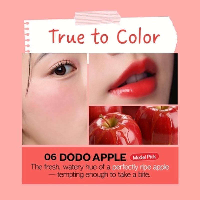 Frudia Glow Juicy Jam Lip & Cheek Stain Dodo Apple Korean Lip Tint & Blush