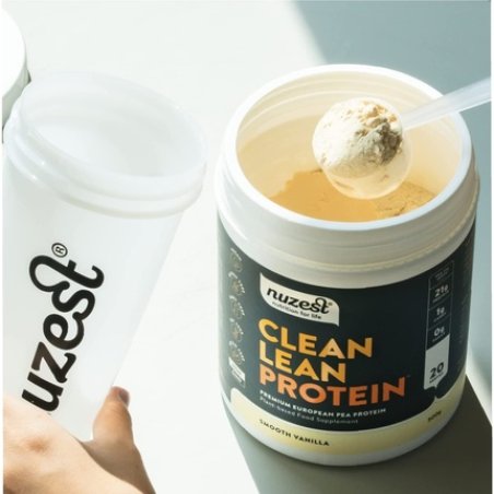 Nuzest Clean Lean Protein Smooth Vanilla Pea Protein Powder 500g - 20 Servings