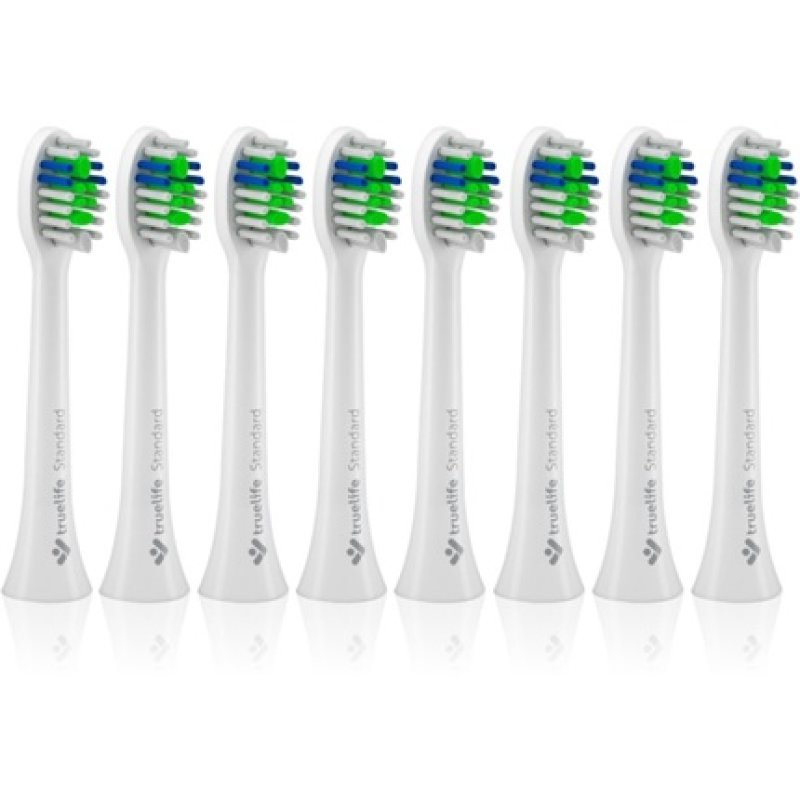TrueLife SonicBrush Compact White Standard Replacement Brush Heads - Pack of 8