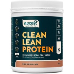 Nuzest Clean Lean Protein Pea Protein Powder Rich Chocolate 500g - 20 Servings