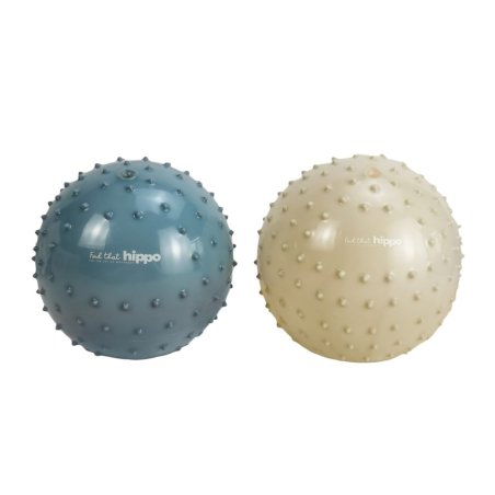 Find that hippo - Sensory Balls - Metallic Blue & Khaki (53100401)