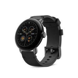 Google Pixel Watch 3 (45mm). Classic Leather Band. Obsidian. S