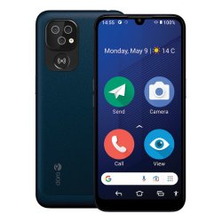 Doro 8200 15,5 cm (6.1") SIM unique Android 12 4G USB Type-C 4 Go 64 Go 3000 mAh Bleu