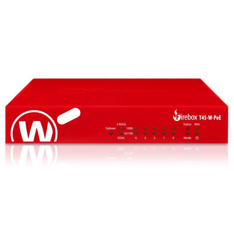 WatchGuard Firebox T45-W-PoE pare-feux (matériel) 3,94 Gbit/s