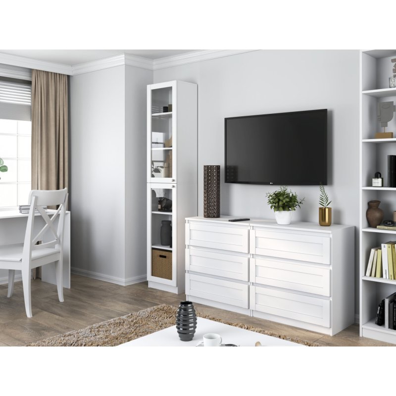 Topeshop W40 PAFOS BIA 2S KPL Présentoir Blanc