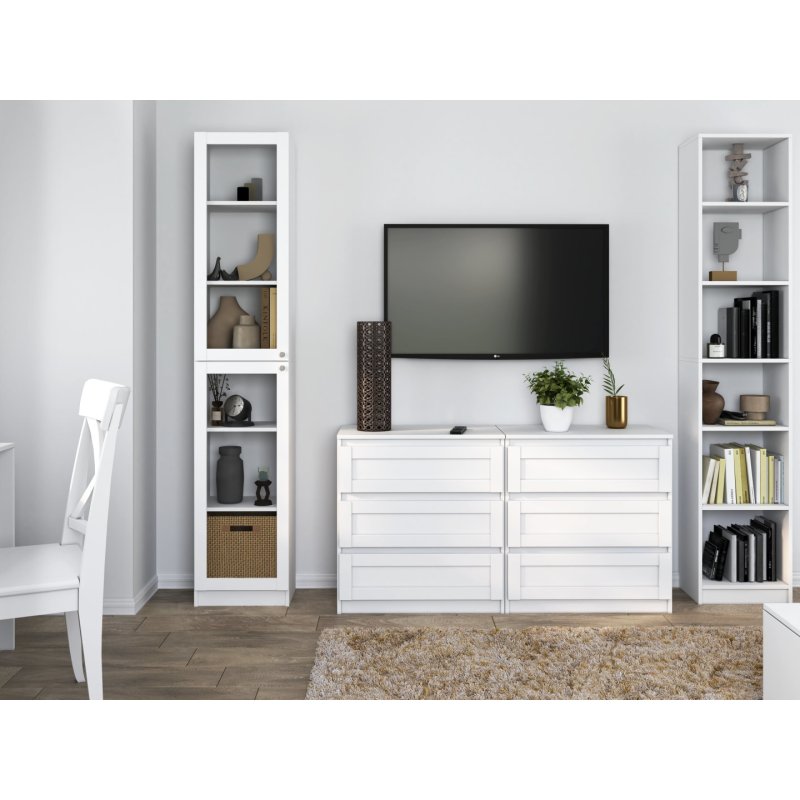 Topeshop W40 PAFOS BIA 2S KPL Présentoir Blanc