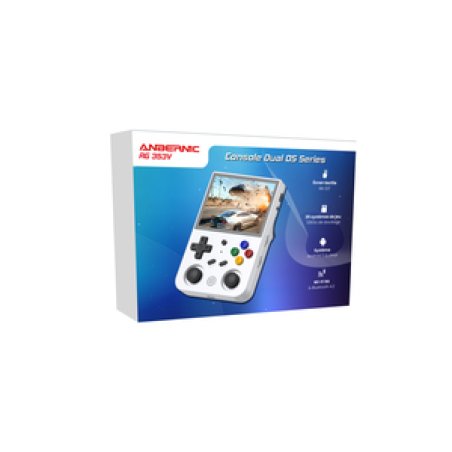 ANBERNIC RG353V CONSOLE PORTABLE RETROGAMING 64GO VERTICALE BLANC