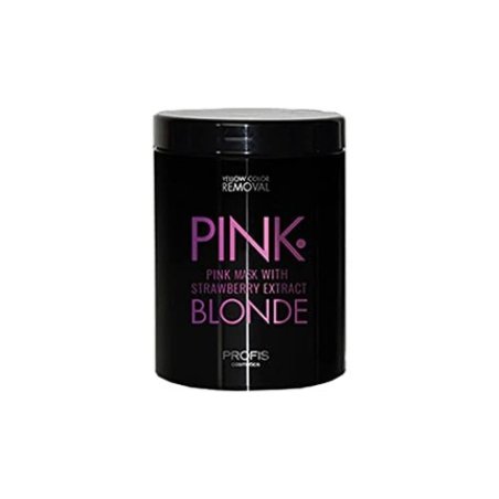 PINK BLONDE Pink Color Treatment Hair Mask with Strawberry Extract 1 Liter - Anti-Yellowing