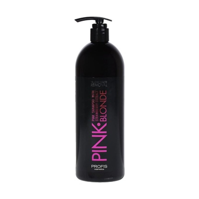 Pink Blonde Shampoo with Pink Color Pigments 1 Liter with Pump